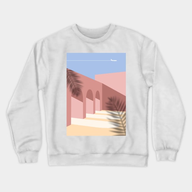 Boho travel art. Morocco #4 Crewneck Sweatshirt by GreekTavern